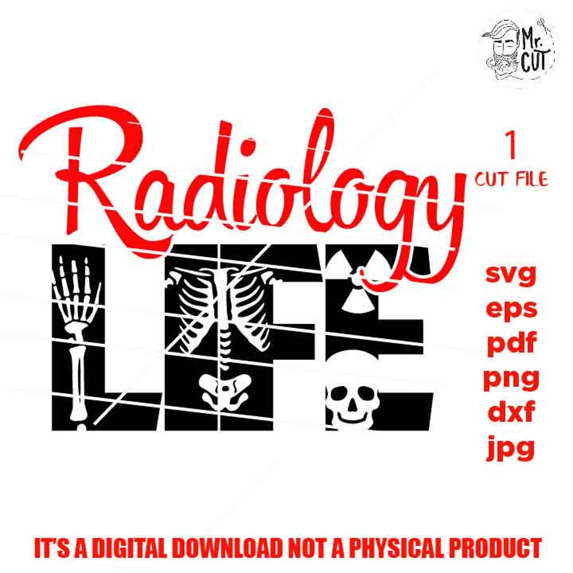 Radiology life shirt vector design svg radiology svg eps Etsy