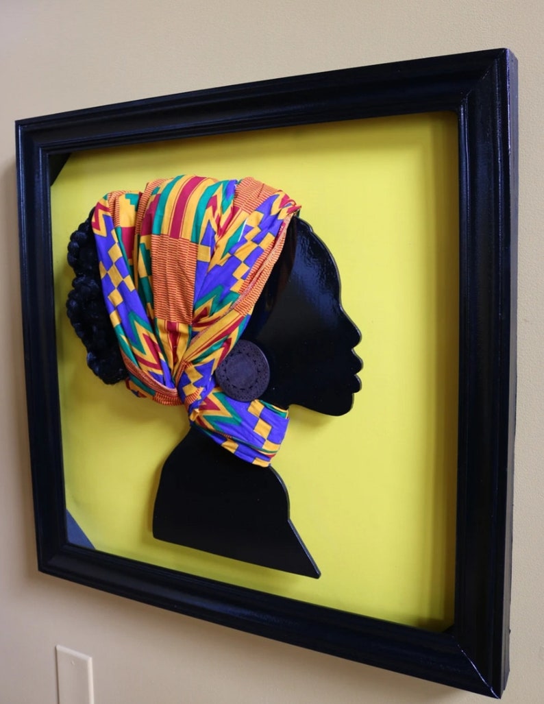 African Art 3d African Art Black History African Wall Art Etsy