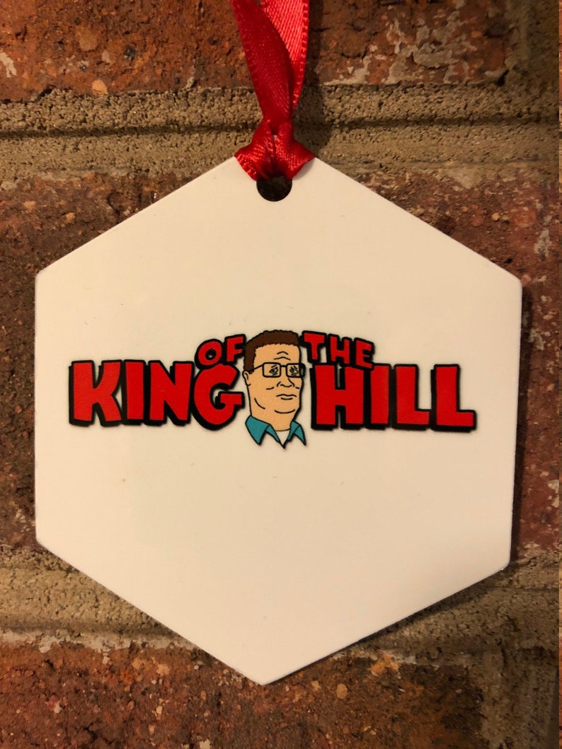 King Of The Hill Aluminum Christmas Ornament
