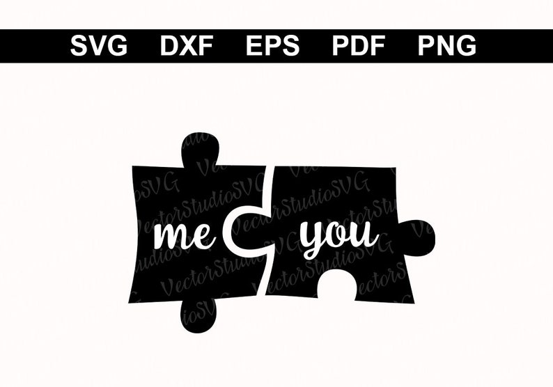 Paar Svg Liebe Svg Puzzle Stücke Clipart Puzzle Svg me und | Etsy