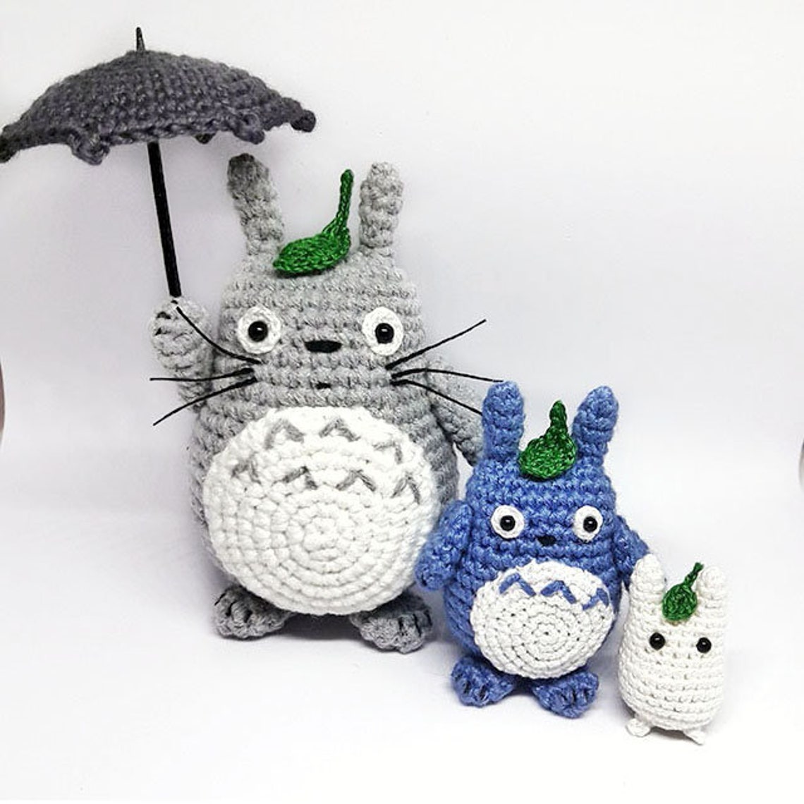 Amigurumi pattern Crochet Totoro pattern Crochet pattern Etsy