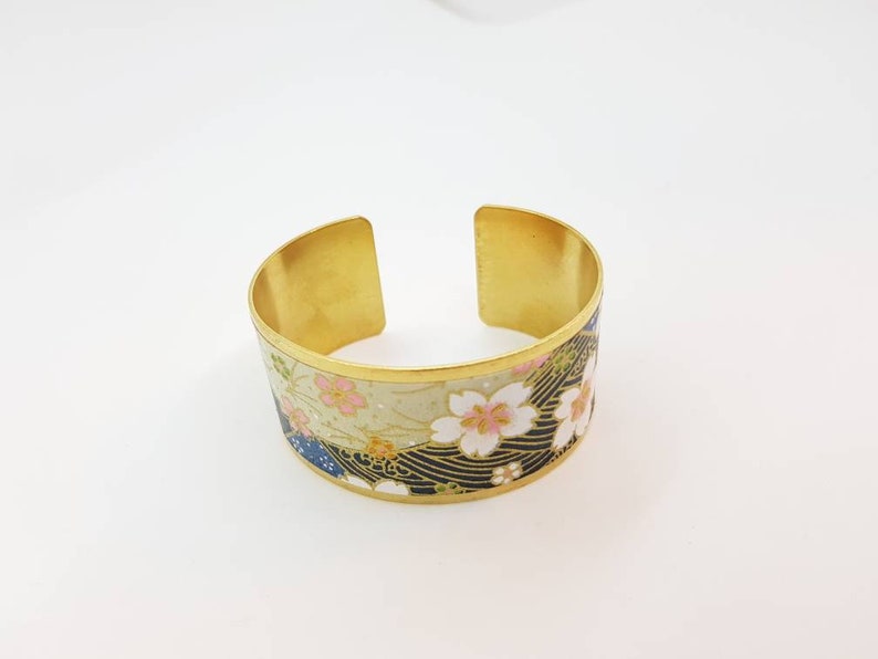 Bracelet Manchette Laiton Ajouré - Longueur 8 Cm - Doré - Occasion