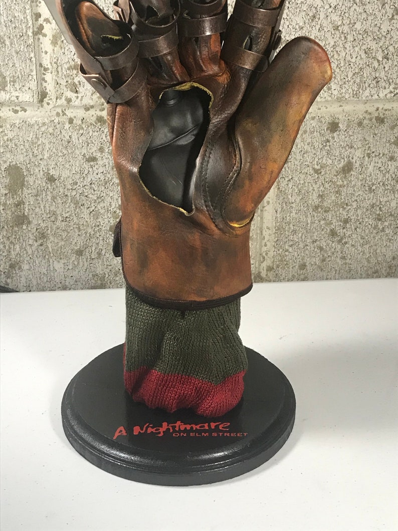 Freddy Krueger Glove Stand A Nightmare On Elm Street Movie | Etsy