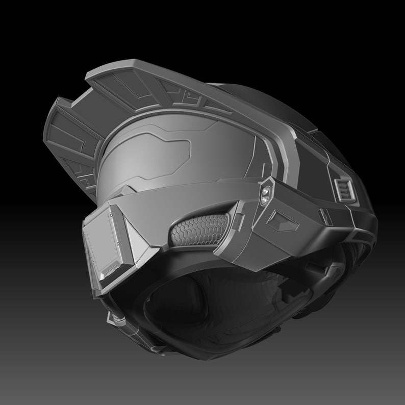Master Chief Helmet Halo Infinite 3D printable model Etsy