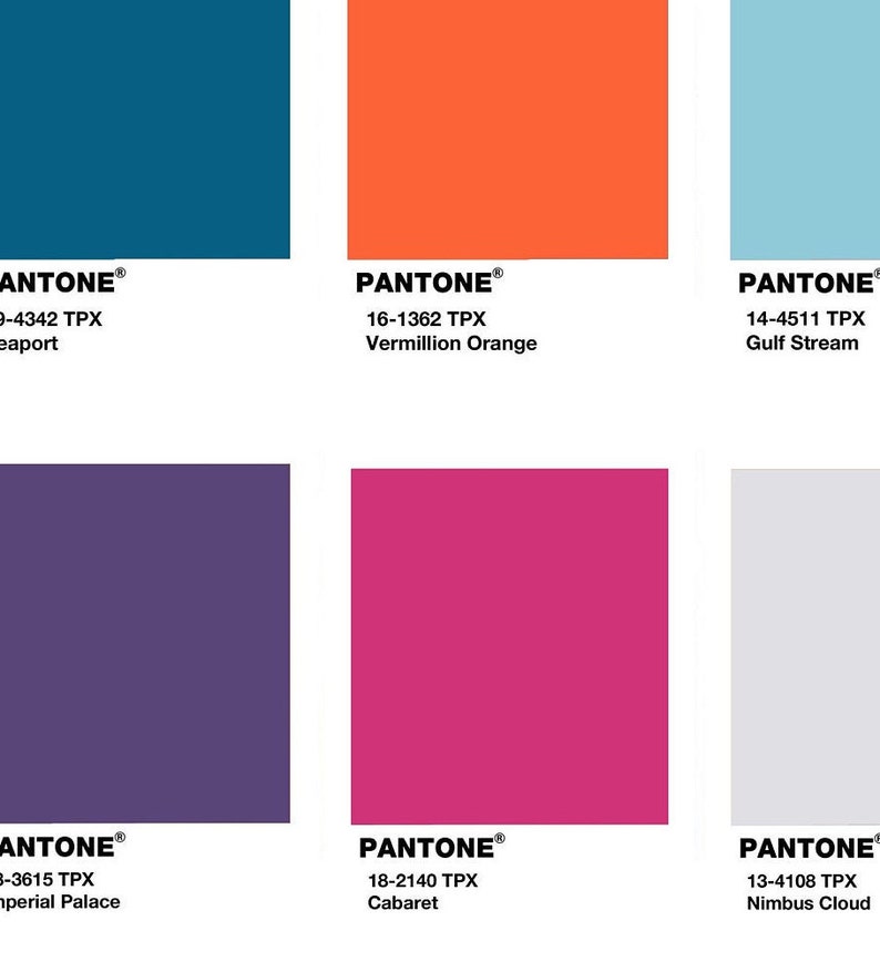 color palette from image pantone color palette from image pantone