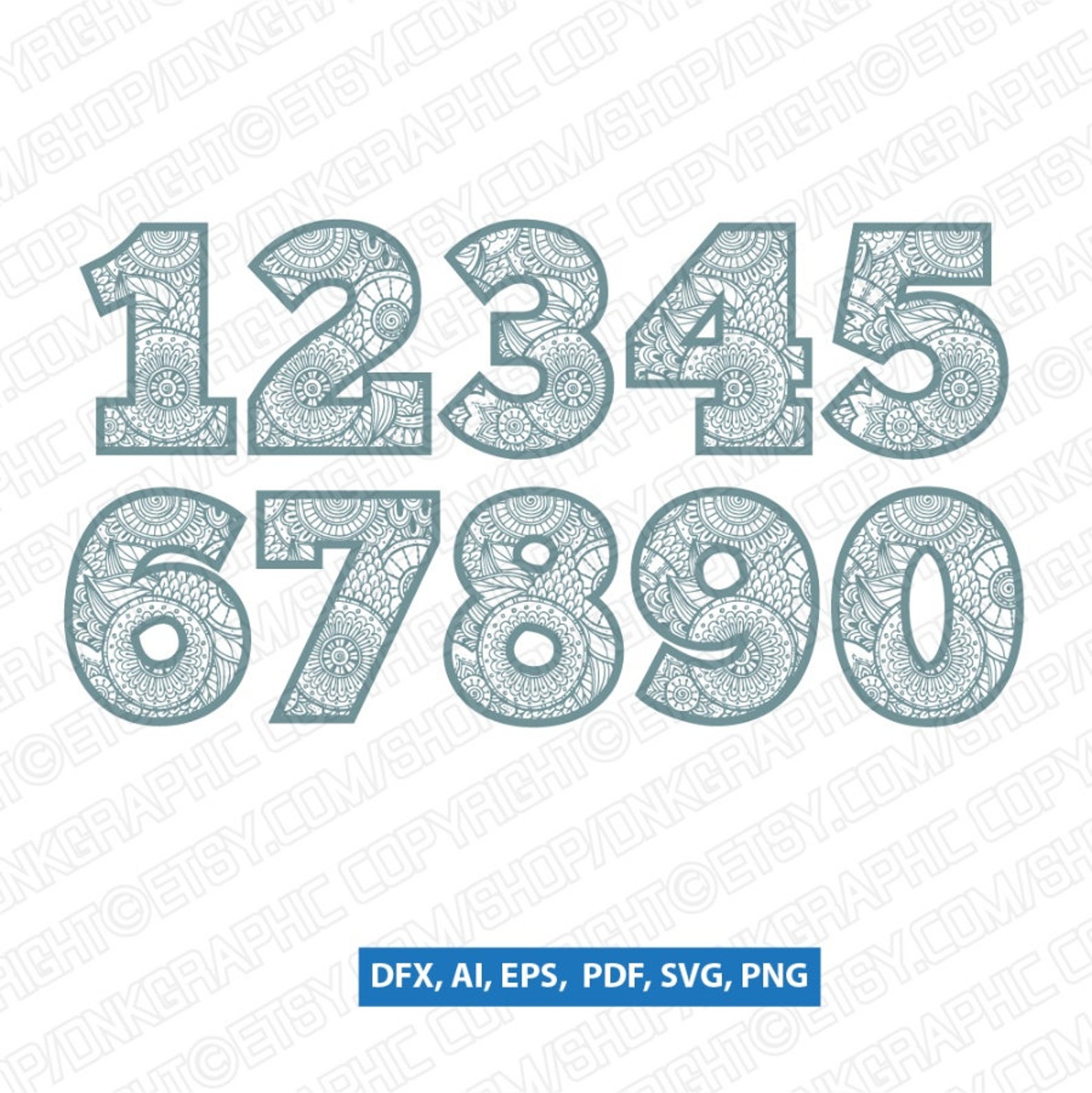 Free Free Mandala Numbers Svg 86 SVG PNG EPS DXF File