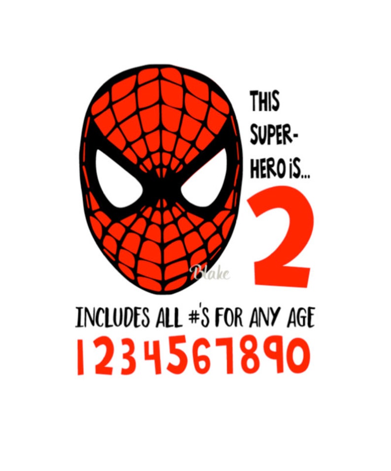 Download Spiderman Birthday svg Superhero SVG superhero birthday | Etsy