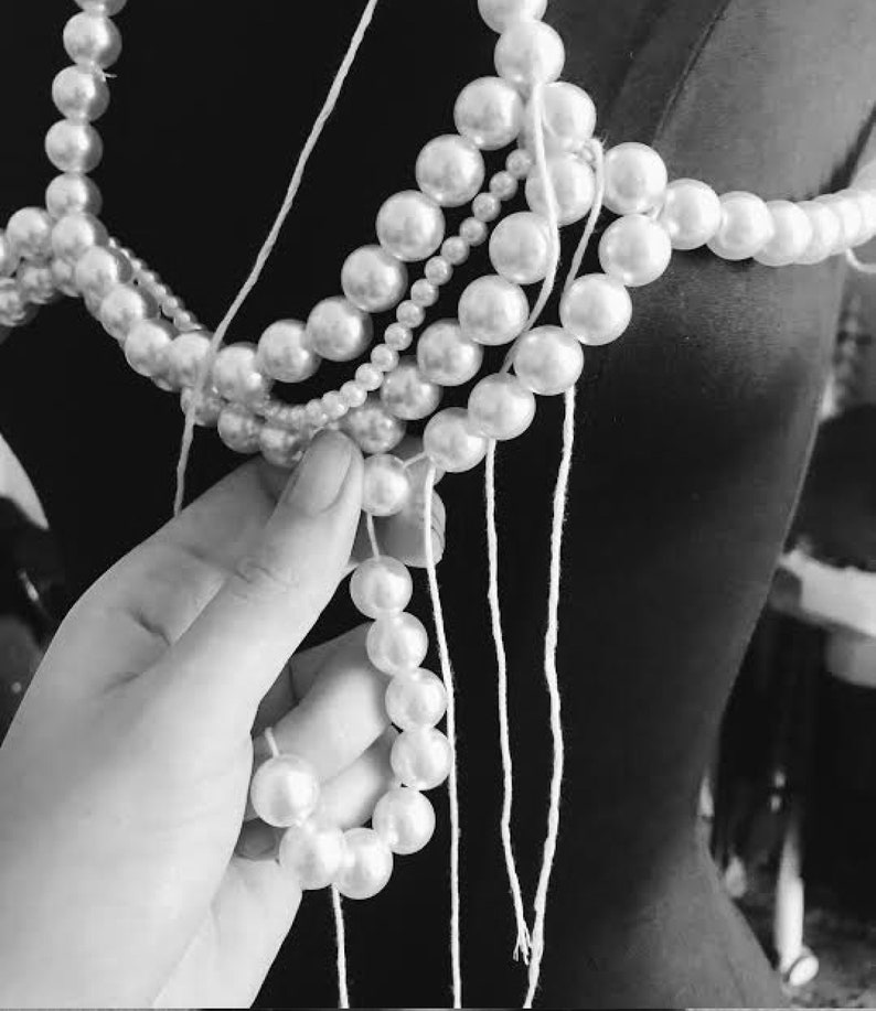 Pearl Bra Mermaid top Etsy