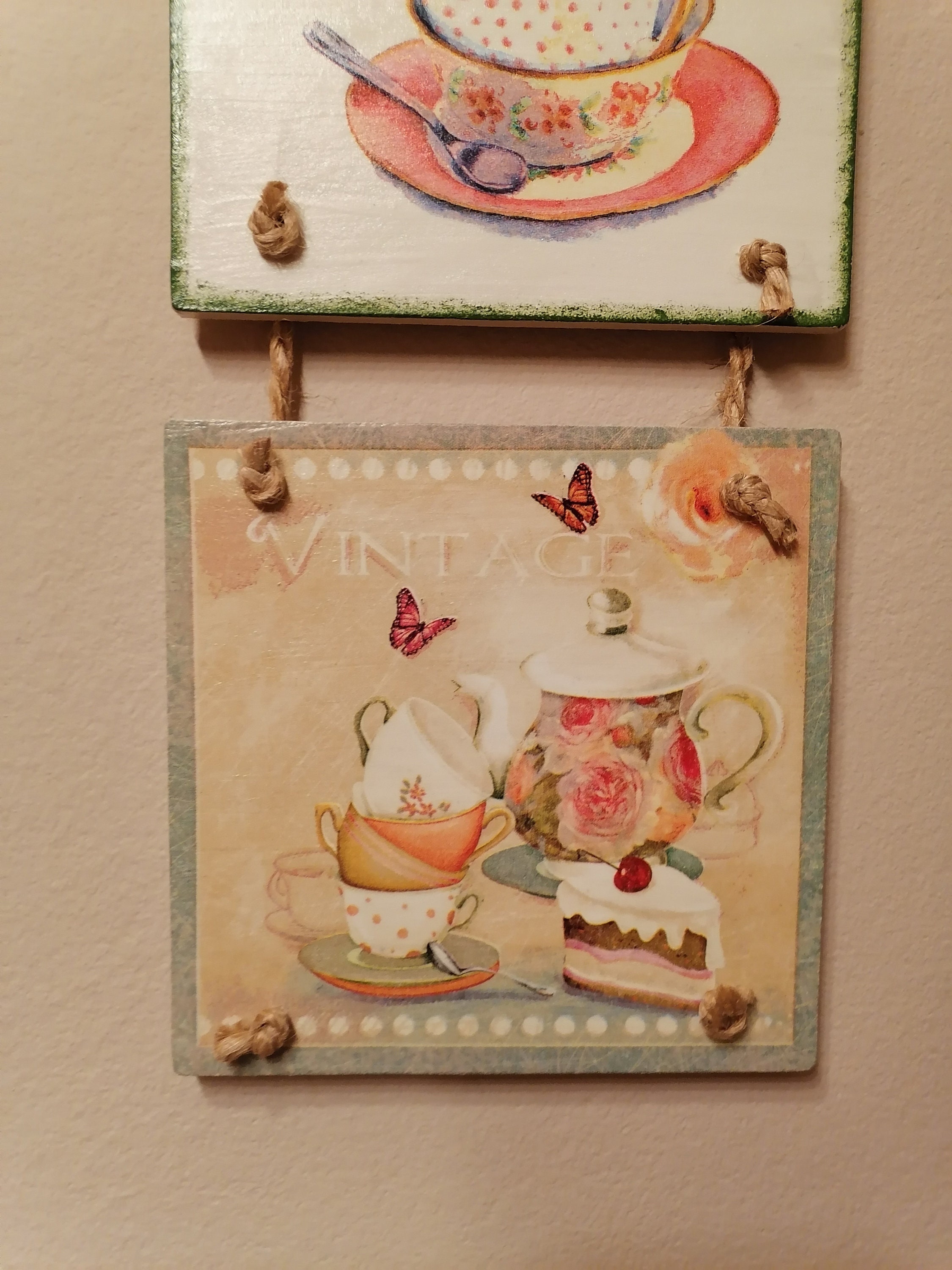Coffee Decor Kitchen Wall Decor Coffee Wall Decor Decoupage Etsy