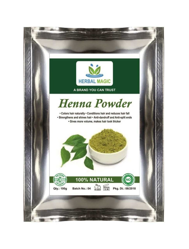 100g USDA Certified organic Henna powder Etsy