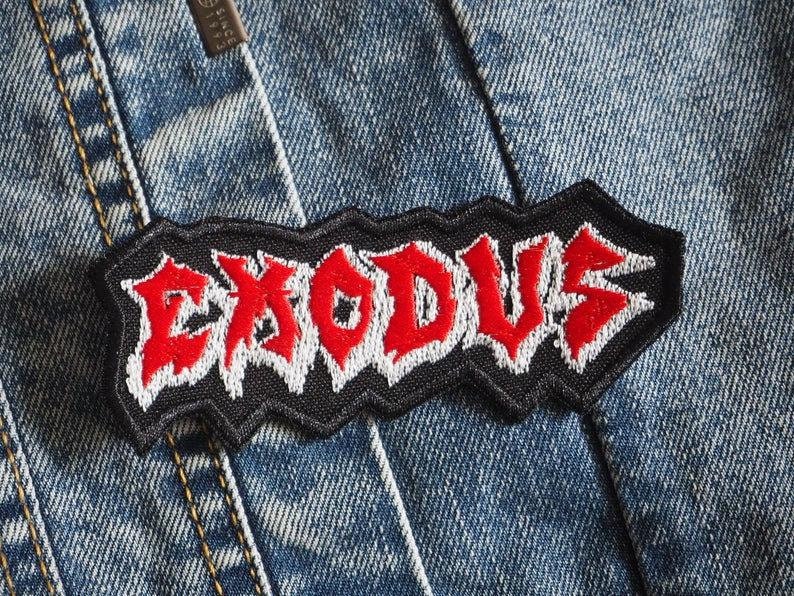 EX0DUS Embroidered Patch Thrash Metal