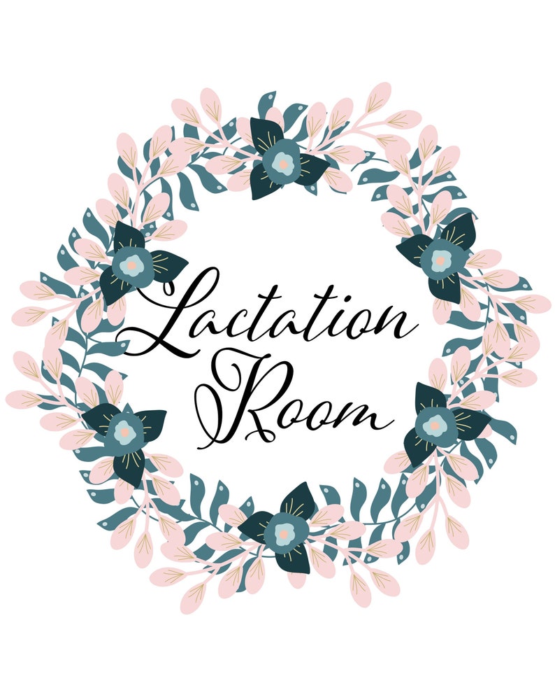 Lactation Room Printable Breastfeeding Sign Lactation Gift Etsy