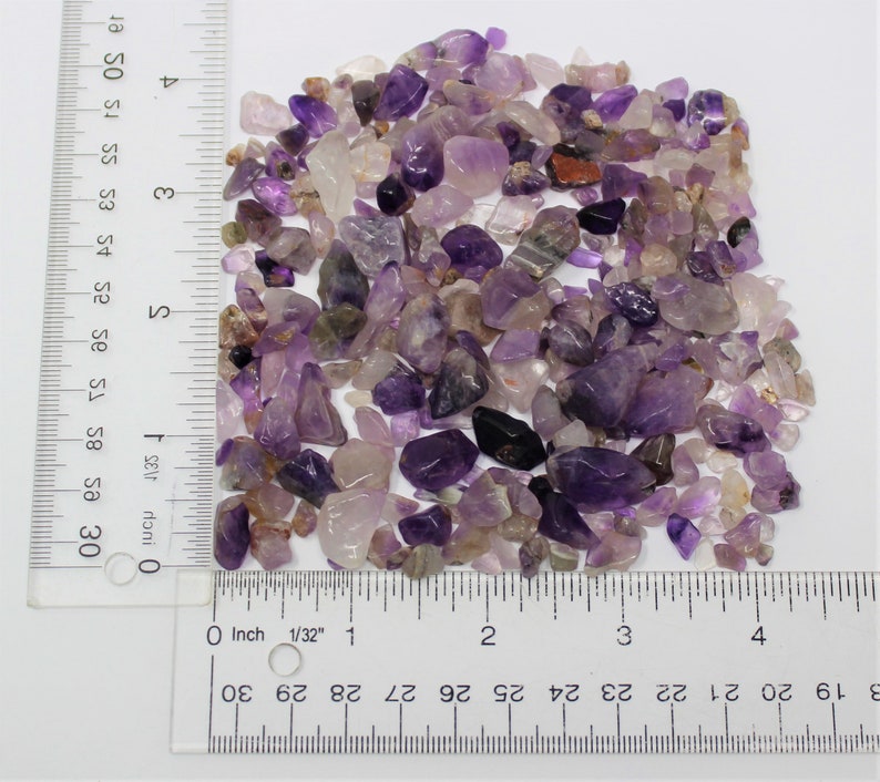 Amethyst Semi Tumbled Gemstone Mini Chips 5 15 mm: Choose 2 | Etsy