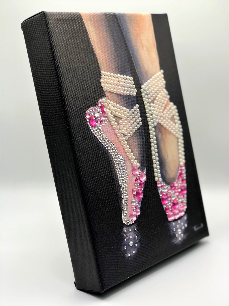 Jeweled Mosaic Canvas On Point