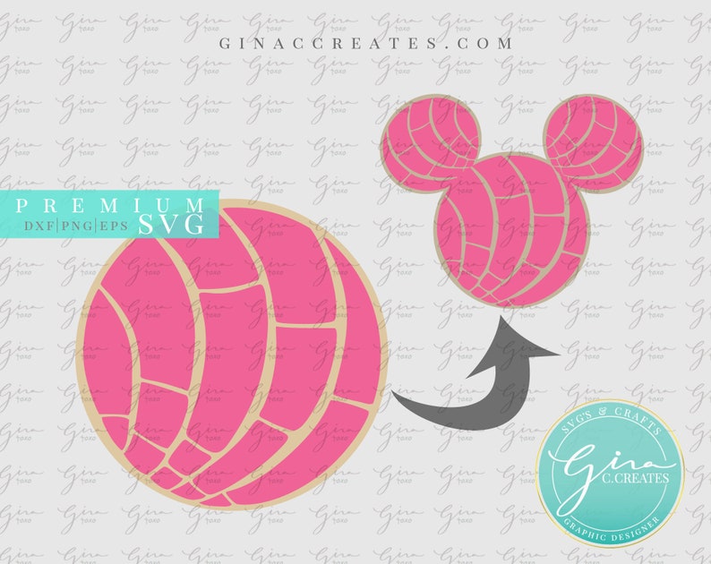 Download Concha SVG Cut File Mexican Sweet Bread svg concha mouse ...