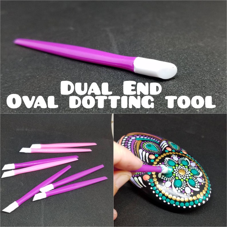 Oval & Petal Shapes Silicone Dotting tool Dot Painting Etsy