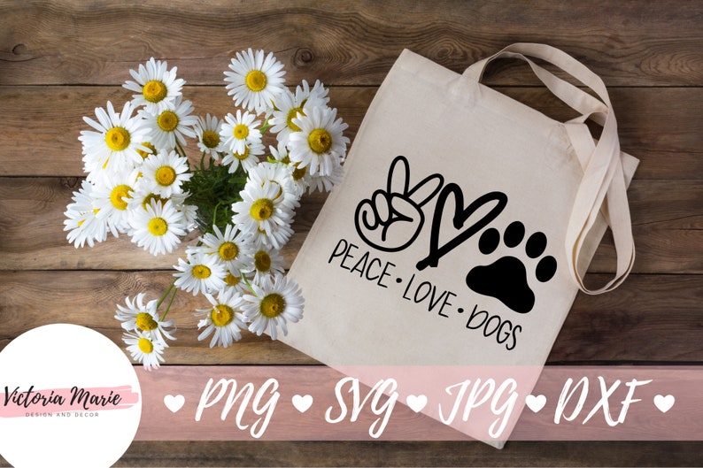 Free Free 187 Peace Love Paw Svg SVG PNG EPS DXF File