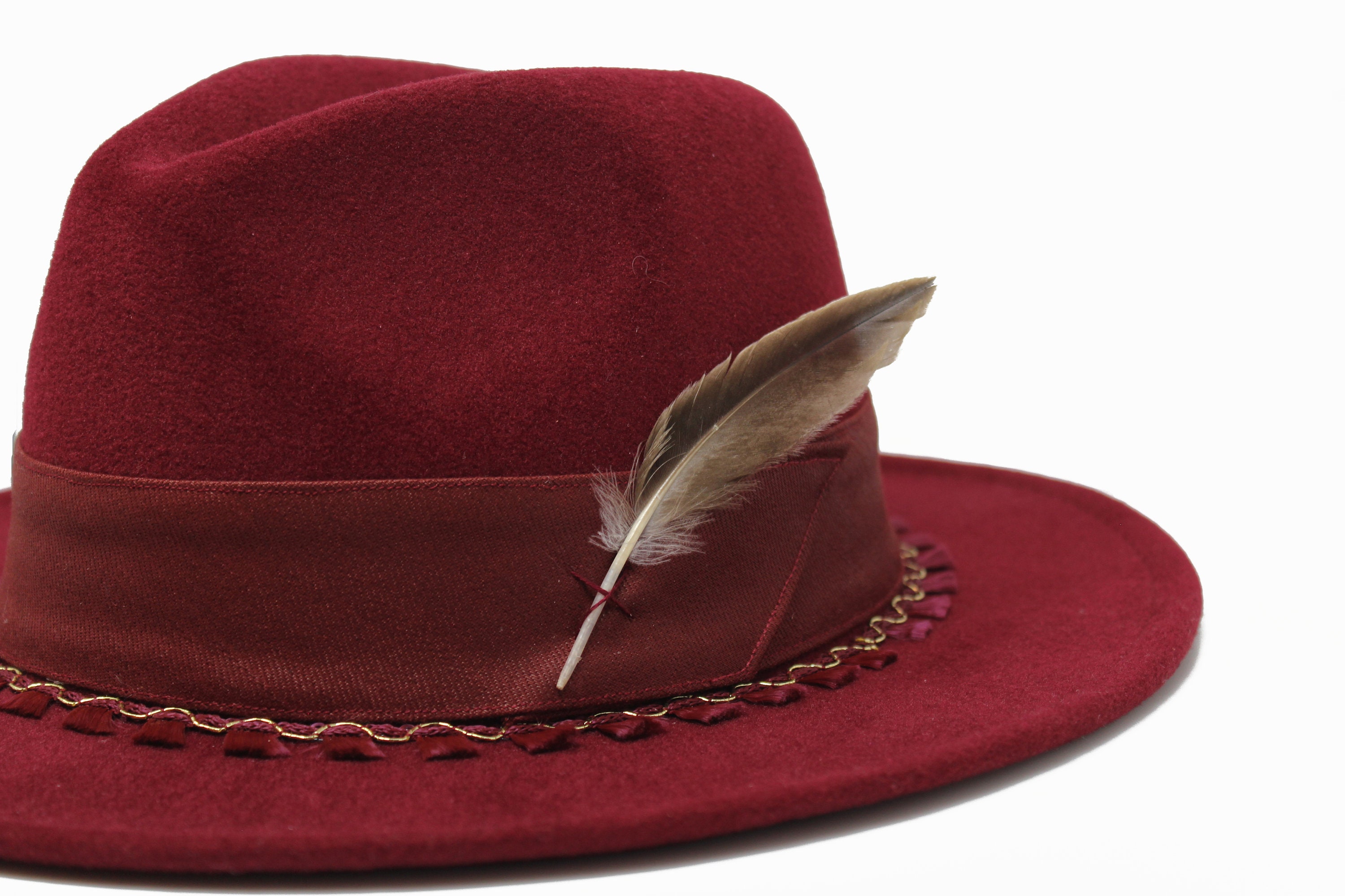Wide Brim Vegan Felt Rancher Hat - Women, Men, And Kids Fedora Style