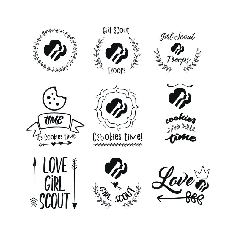 Download SVG Bundle Girl Scout Monogram All Files Girls Scout for ...