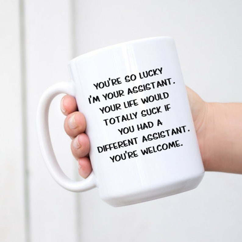 Gag Gift For Boss From Assistant This Funny Coffee Mug Is Etsy
