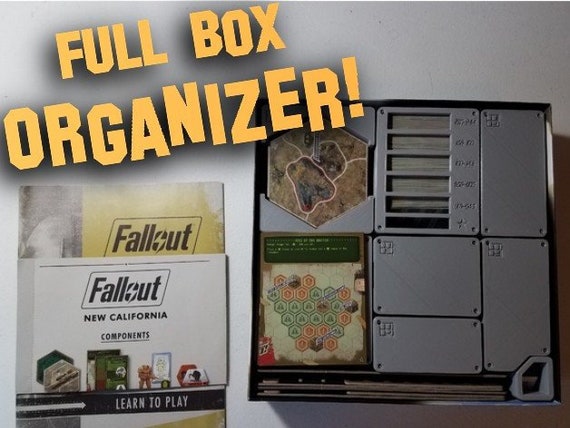 Deluxe Fallout New California Box Organizer Holds Base Etsy