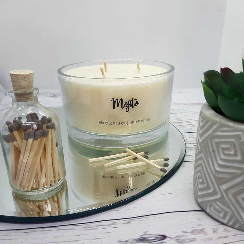 Three Wick Candle 425G wax 29 scents available luxury Etsy