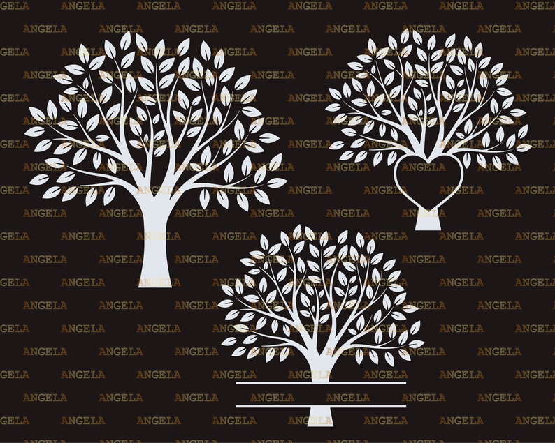 Download Family Tree SVG Bundle Tree Svg Ancestry Svg Last Name Svg | Etsy