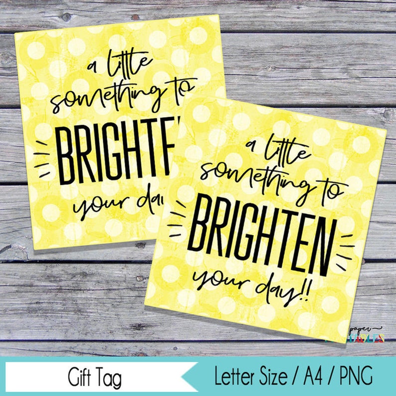 A Little Something To Brighten Your Day Tag Co Work Etsy A Little Something To Brighten Your Day Tag Co Work Etsy
