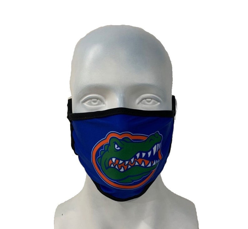 Moisture Wicking Florida Gator Face Mask gators face mask Etsy