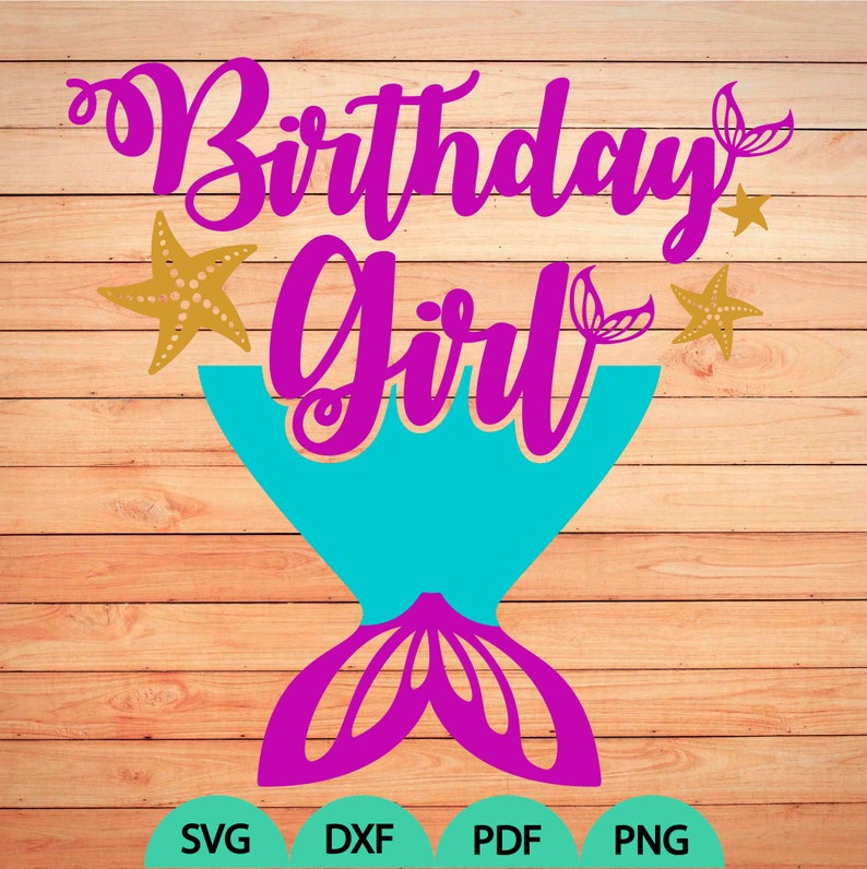 Free Free 94 Mermaid Birthday Card Svg SVG PNG EPS DXF File