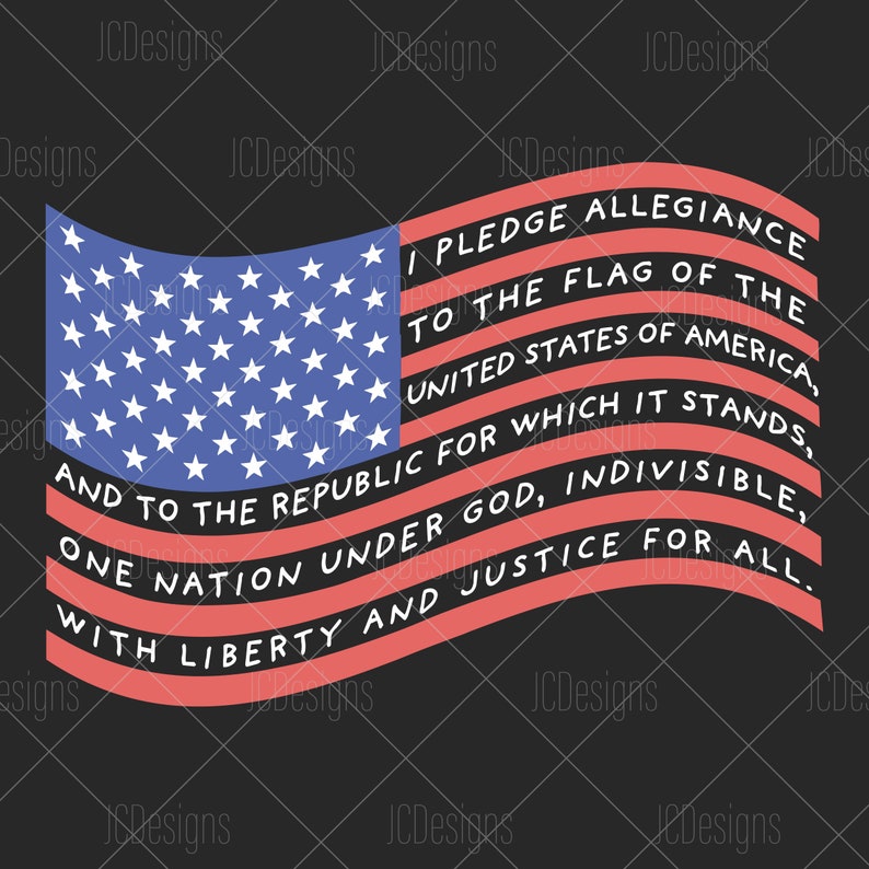 Free Free American Flag Pledge Svg 196 SVG PNG EPS DXF File