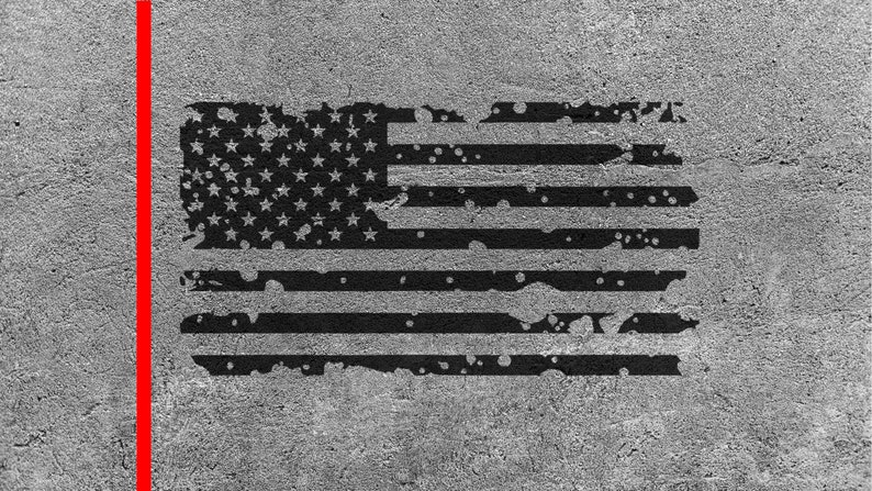 Distressed American Flag SVG File Cut File For Cricut And | Etsy
