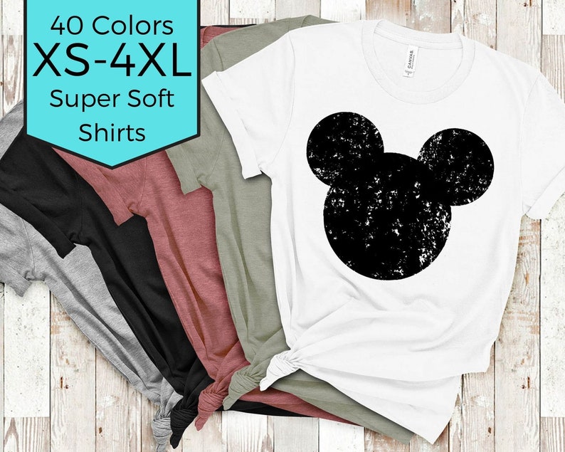 Vintage Mickey Mouse Shirt Disney Shirts Plus Size Disney Etsy