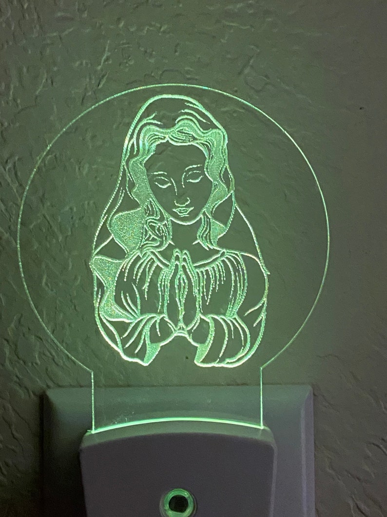 Blessed Mother Mary Night Light image 0