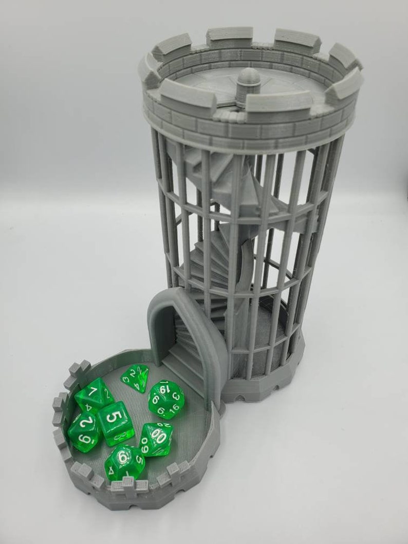 Dice Tower 2.0 Includes D&D Dice Dungeons and Dragons Etsy