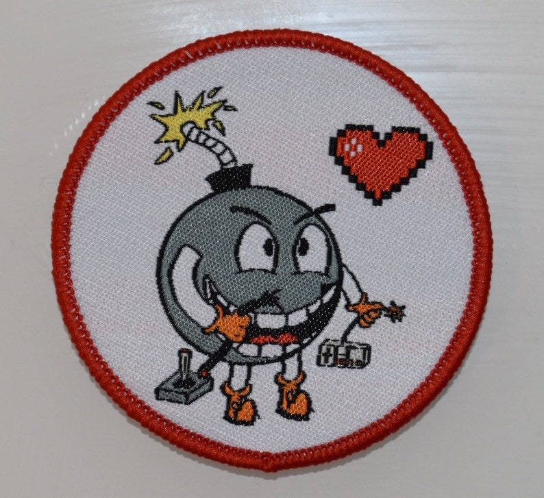 Retro Gamer Woven patch 80/'s classic