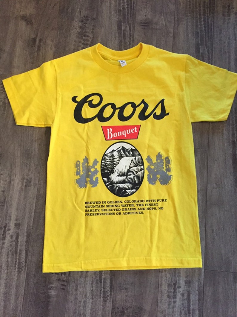 Coors banquet beer Vintage t shirt Etsy