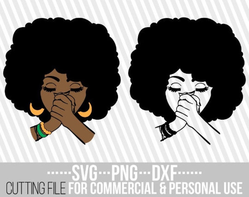 Download African american svg Black Woman Praying with afro hair svg | Etsy