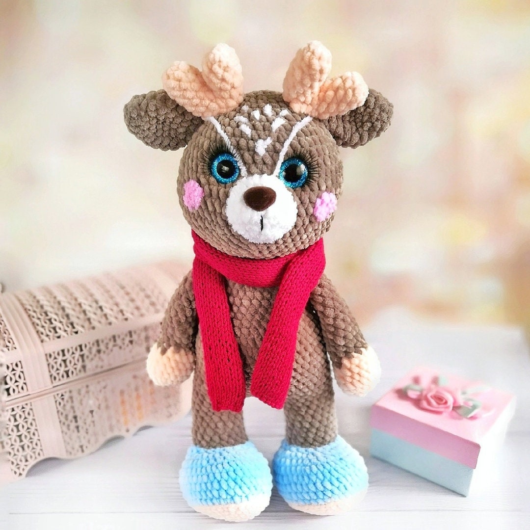 stuffed deer head toy