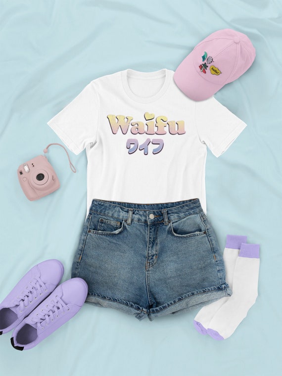 Retro Anime Waifu Kawaii Clothing Hentai Shirt Video Etsy - roblox anime clothing store