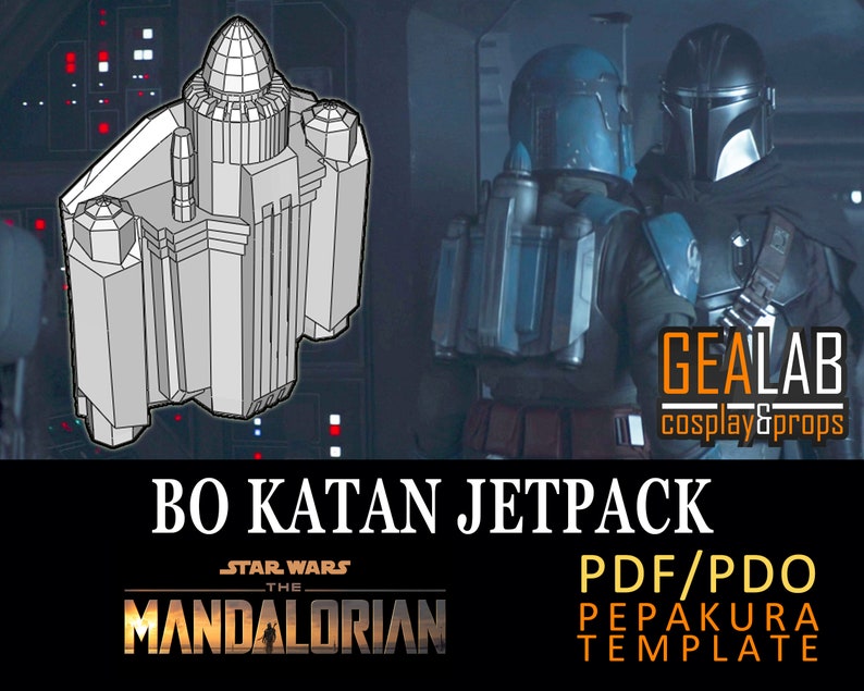 Bo Katan Jetpack Pepakura Star Wars The Mandalorian Season 2 Pdf Pdo Templates For Cosplay Paper Party Kids Craft Supplies Tools Kromasol Com