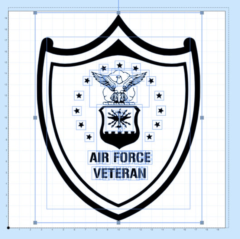 Download Air Force Veteran Plaque Scalable Vector Graphic and Cut ...