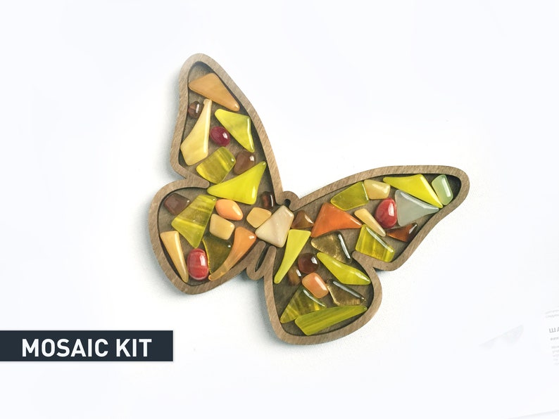 DIY Mosaic Art Kit for beginners. Craft kits for kids Etsy