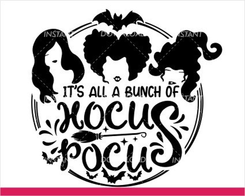 Hocus Pocus SVG Sanderson Sisters SVG Witches Hair Cute | Etsy