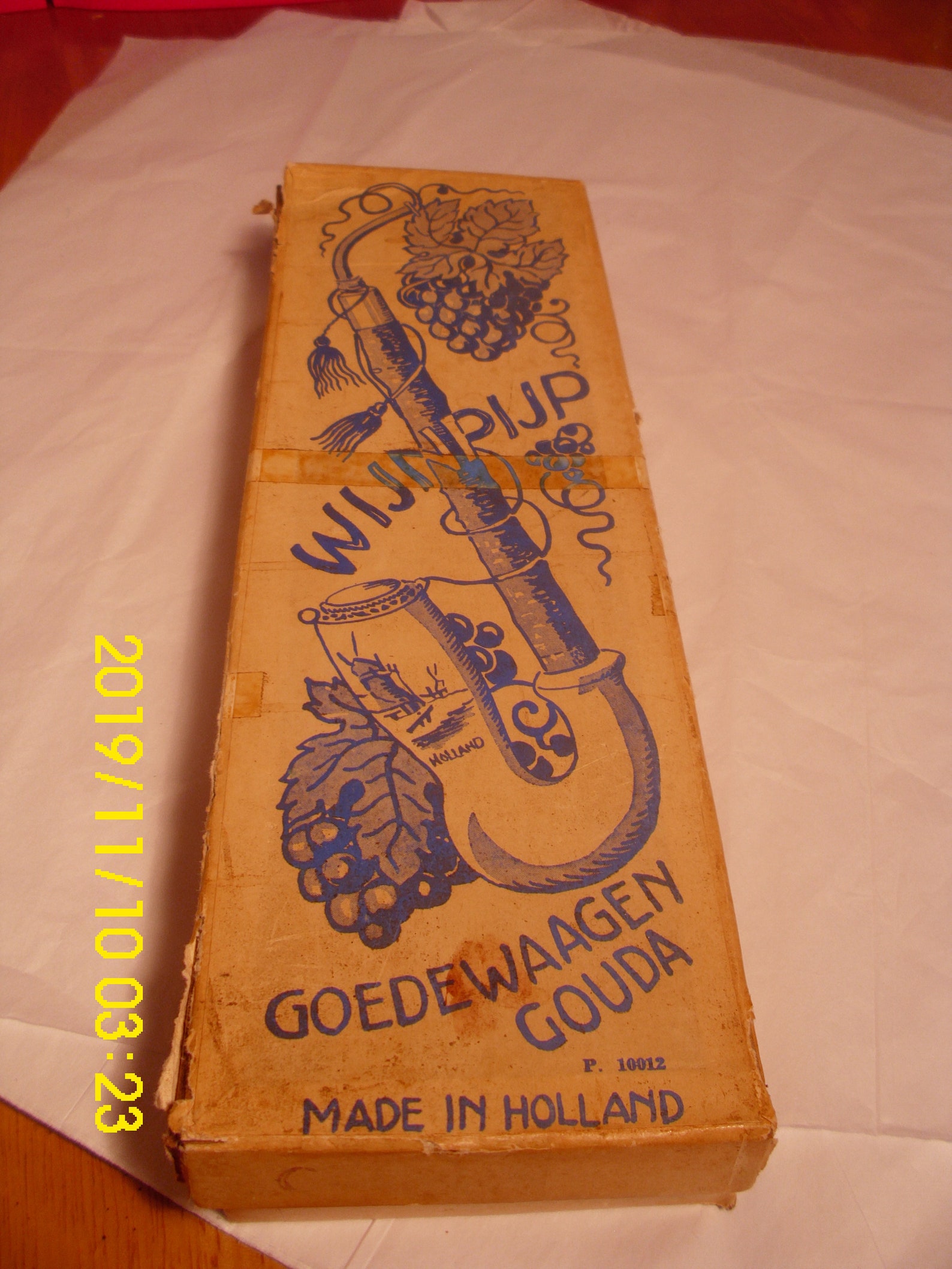 Goedewaagen Gouda Wine Pipe Made In Holland Authentic Dutch Etsy