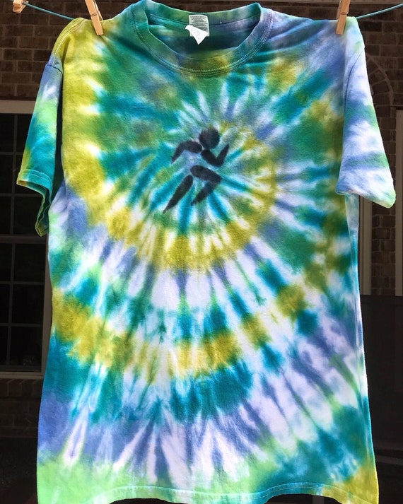 tie dye running shirt