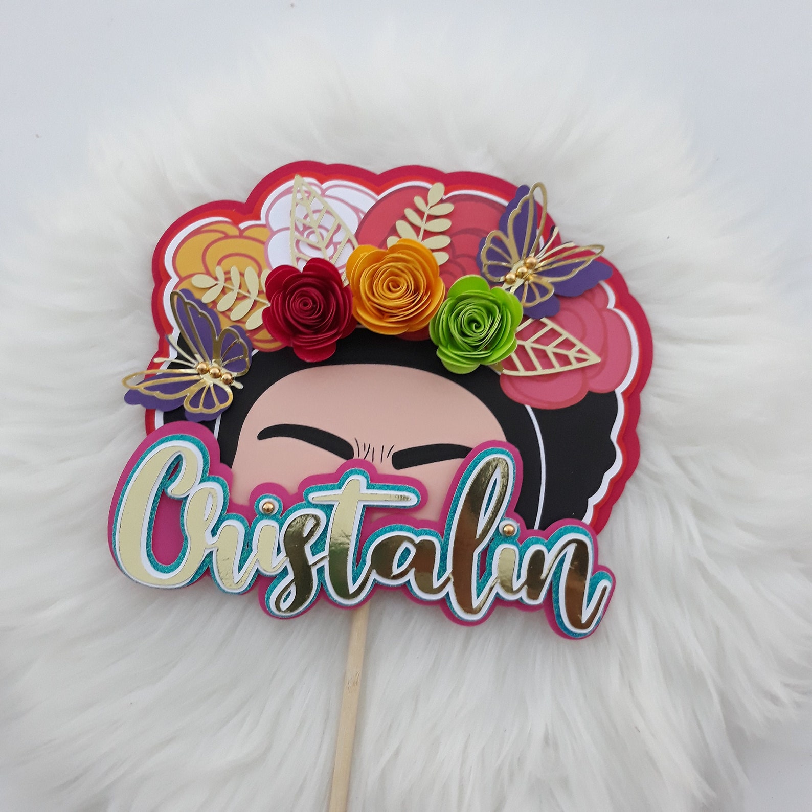 Frida Cake Topper Frida Kahlo Party Décor Frida Kahlo Cake Etsy 8334