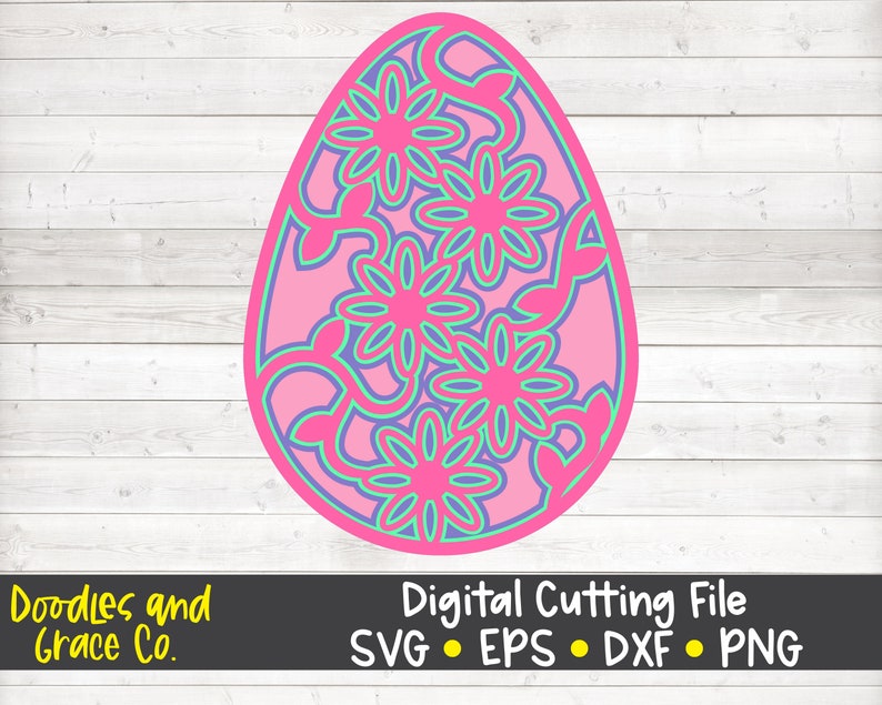 Download 3D Easter Egg Mandala SVG Layered Easter Egg Mandala SVG ...