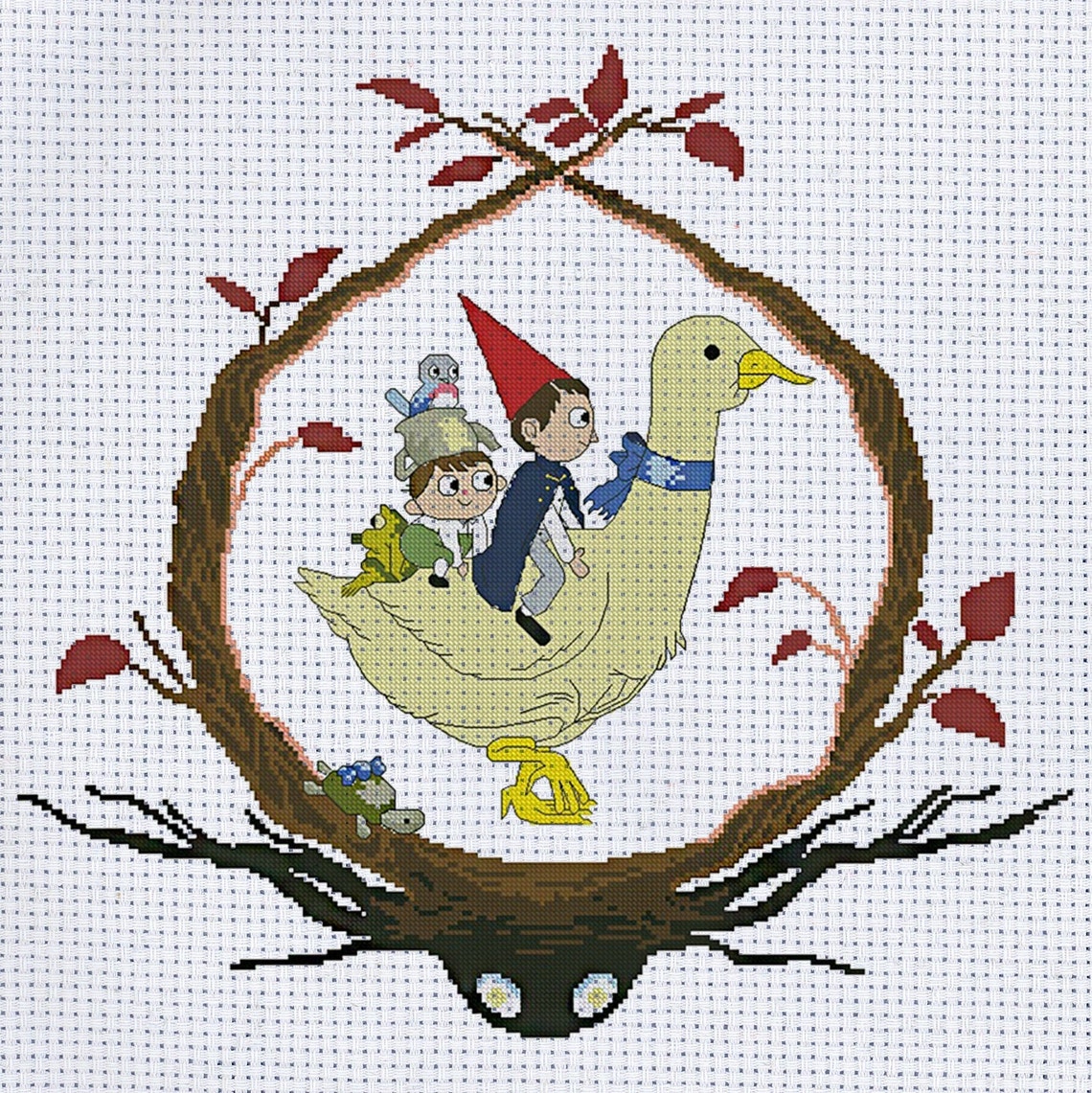 Over the Garden Wall Cross stitch pattern PDF instant | Etsy