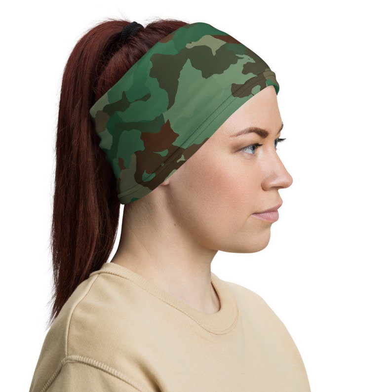 Camo Army Neck gaiter for men Face Shield Dust Mask Etsy